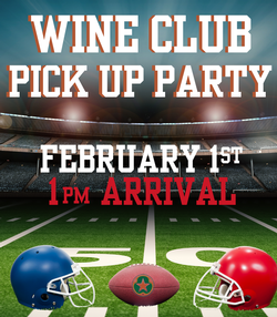 February Wine Club Party 2025 - 1pm Arrival